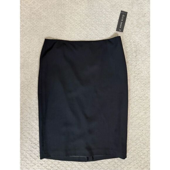 NWT Anne Klein Pencil Skirt Black size 10 - Picture 1 of 4